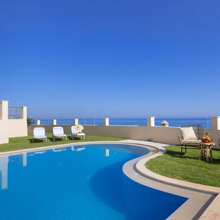 Oak Wood - Sea View Exclusive Maisonette Sfakaki Bagian luar foto
