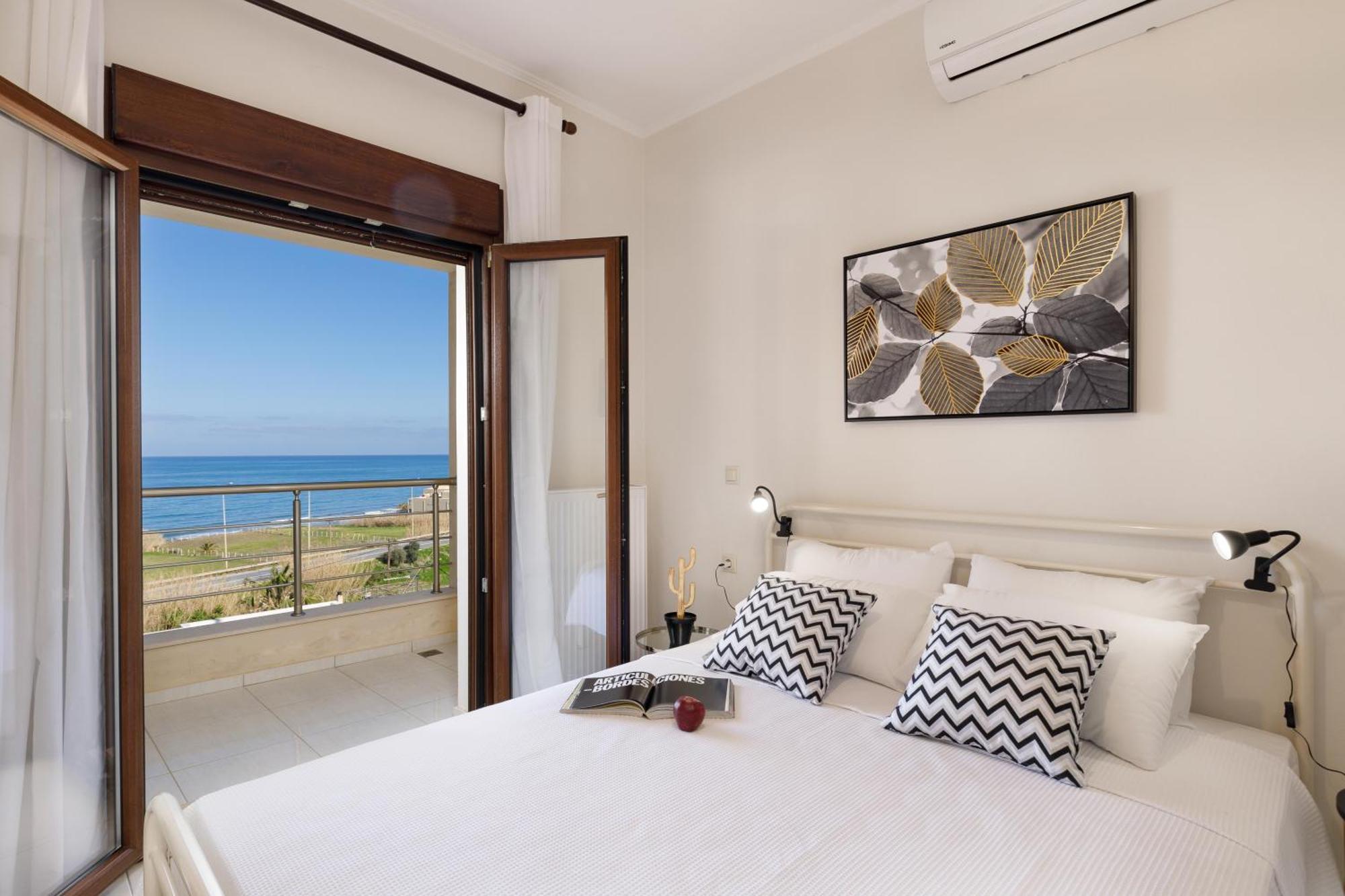 Oak Wood - Sea View Exclusive Maisonette Sfakaki Bagian luar foto