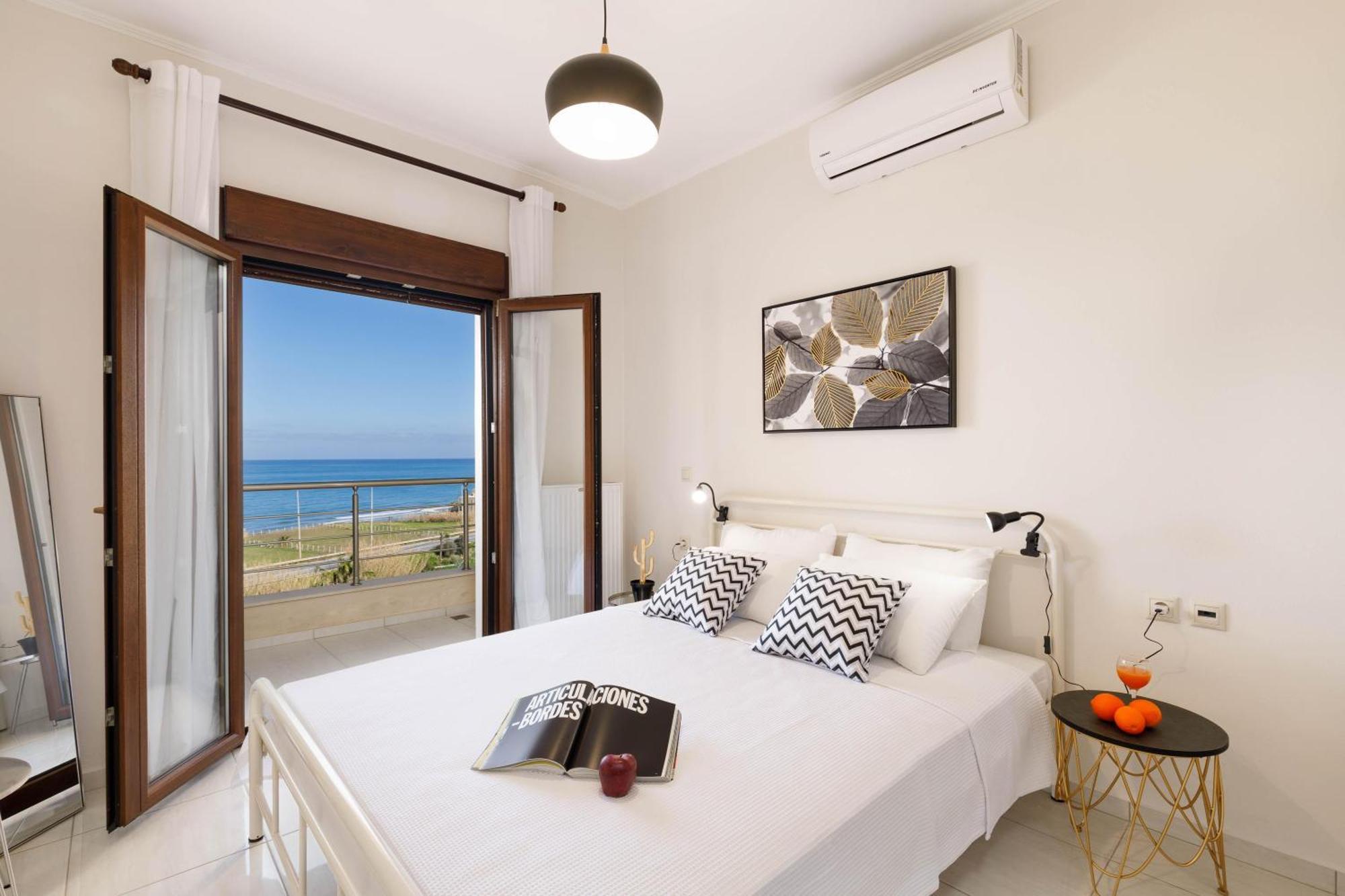 Oak Wood - Sea View Exclusive Maisonette Sfakaki Bagian luar foto