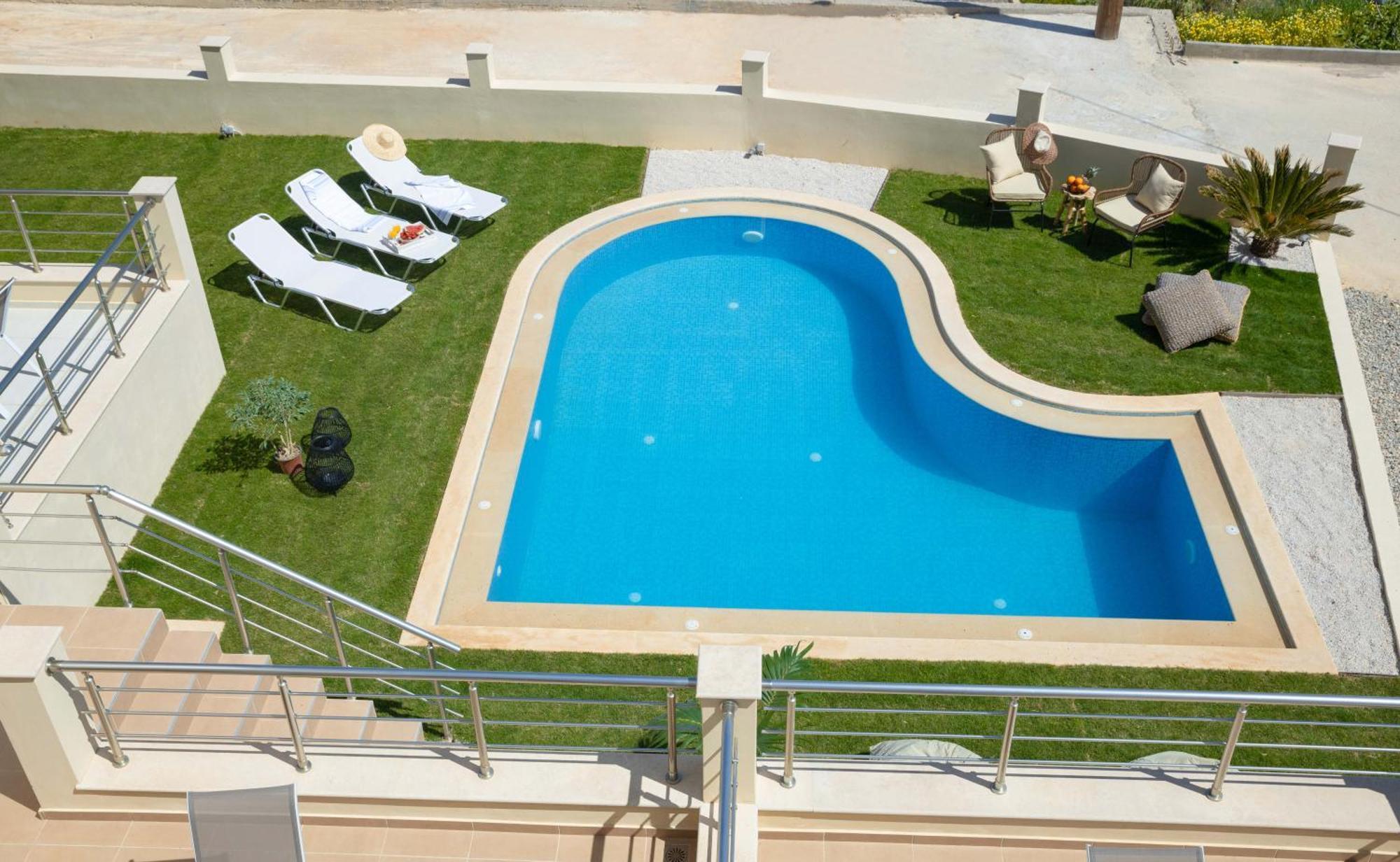 Oak Wood - Sea View Exclusive Maisonette Sfakaki Bagian luar foto